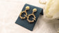 Anti Tarnish Yellow Flower Drop Earrings