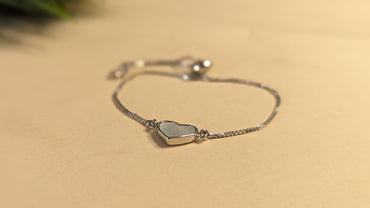 Silver Heart High Quality Chain Bracelet