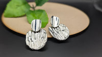 Korean Silver Drop Earrings