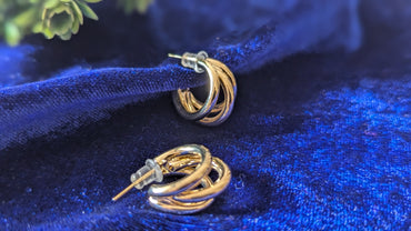 Triple Hoop Earrings S-925