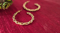 Korean Gold Plated Circular Hoop Earrings