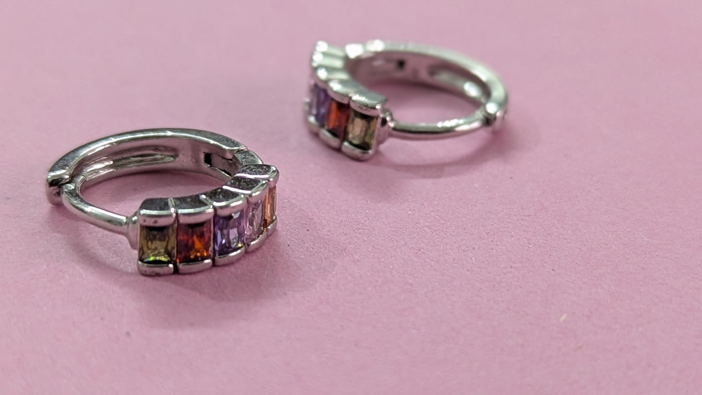 Multicolor Bali S925 Studs