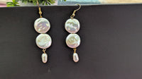 Handmade Faux Pearl Drop Earrings