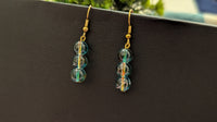 Blue Water Crystal Beads Earrings