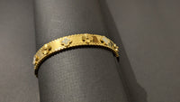 Gold Plated Anti Tarnish Victorian Style Stainless Steel  Bracelet