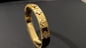 Gold Plated Anti Tarnish Victorian Style Stainless Steel  Bracelet