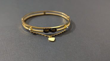 Gold Plated Anti Tarnish Infinity Love Bracelet