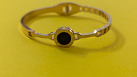 Roman Number Bracelet With Black Circular Design