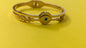 Gold Plated Evil Eye Anti Tarnish Metal Bracelet