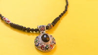 925 Silver Onyx Bead necklace